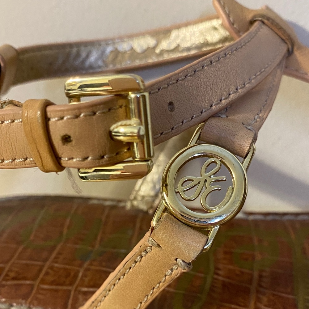 Sam Edelman Galia Women's Tan Thong Sandals Size 9.5 - Picture 3 of 8